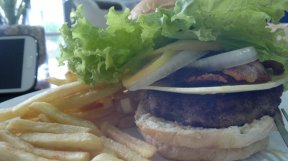 Food: Mythic Moogle - BBQ Bacon Burger